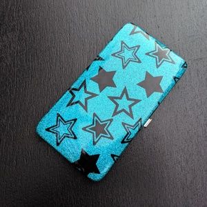 Hot Topic Women's Hinged Glitter Super Star Wallet